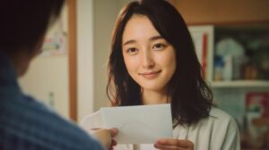 実家にお金を入れる女性