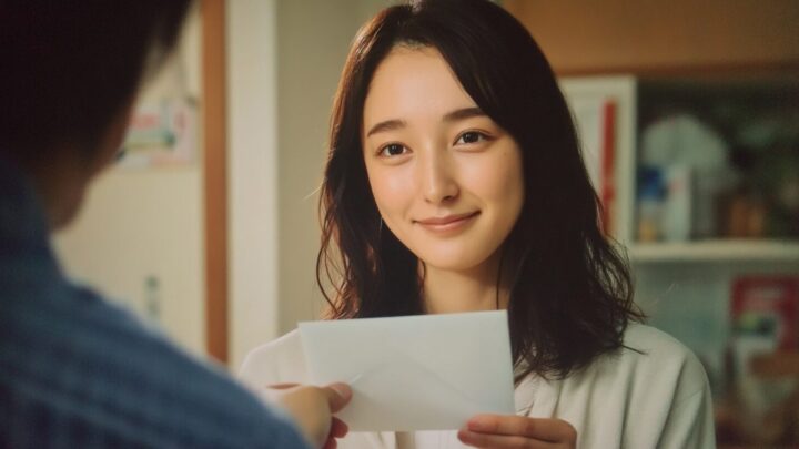 実家にお金を入れる女性